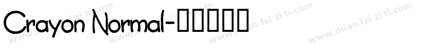 Crayon Normal字体转换